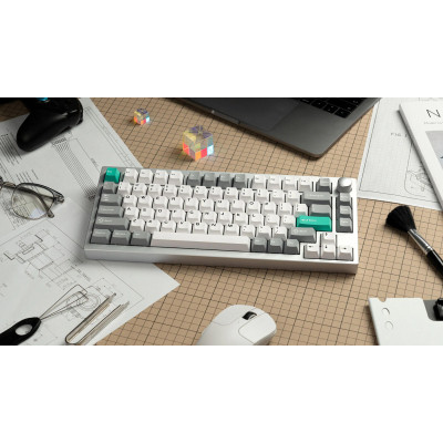 Клавиатура Lemokey P1 Pro Super Brown RGB Wireless/Bluetooth/USB Space Silver (P1P-X3-UA) Винница - изображение 2