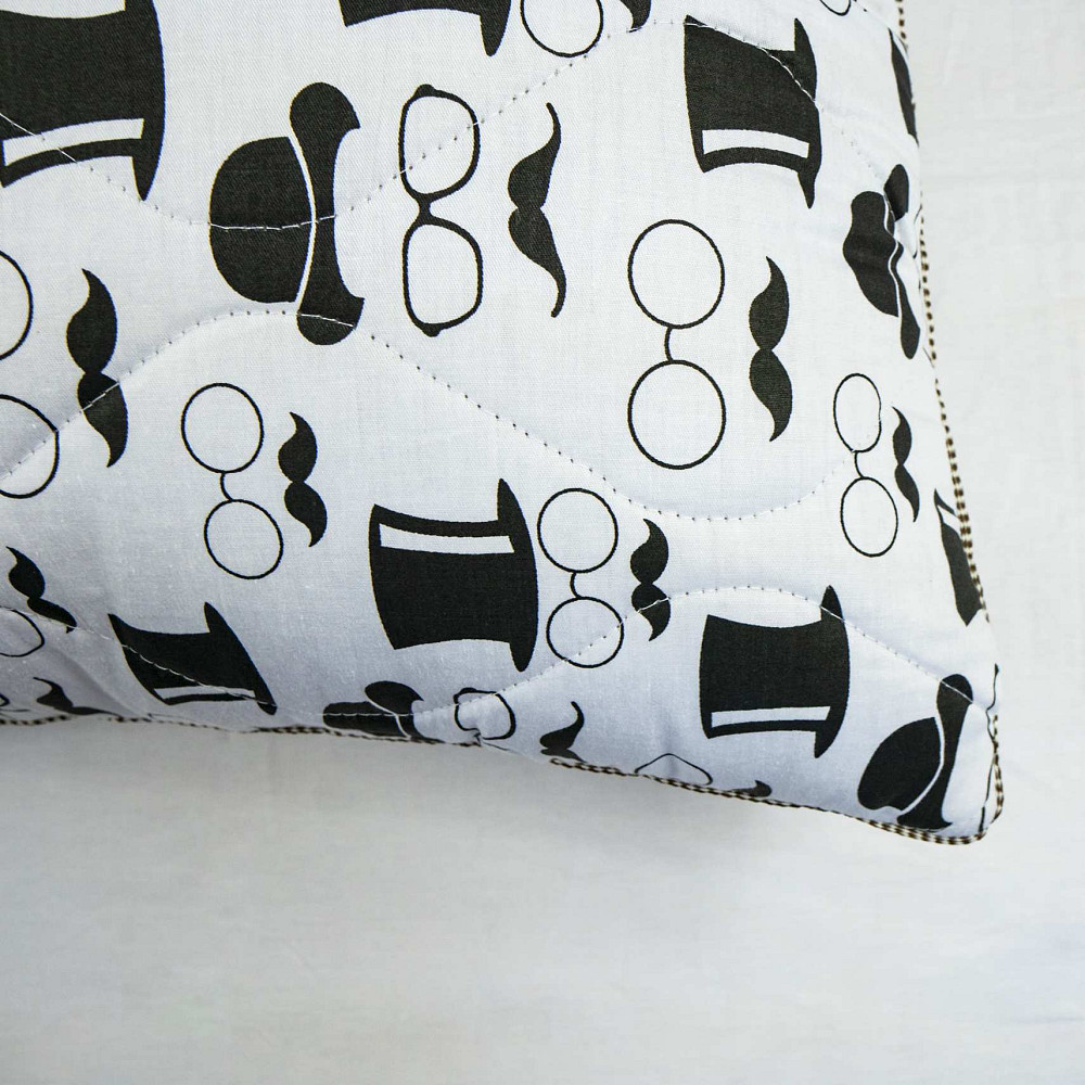 Подушка конопляная YouStar Чарли 50х50 см чехол 100% хлопок Сатин (Белый) Сумы - изображение 3