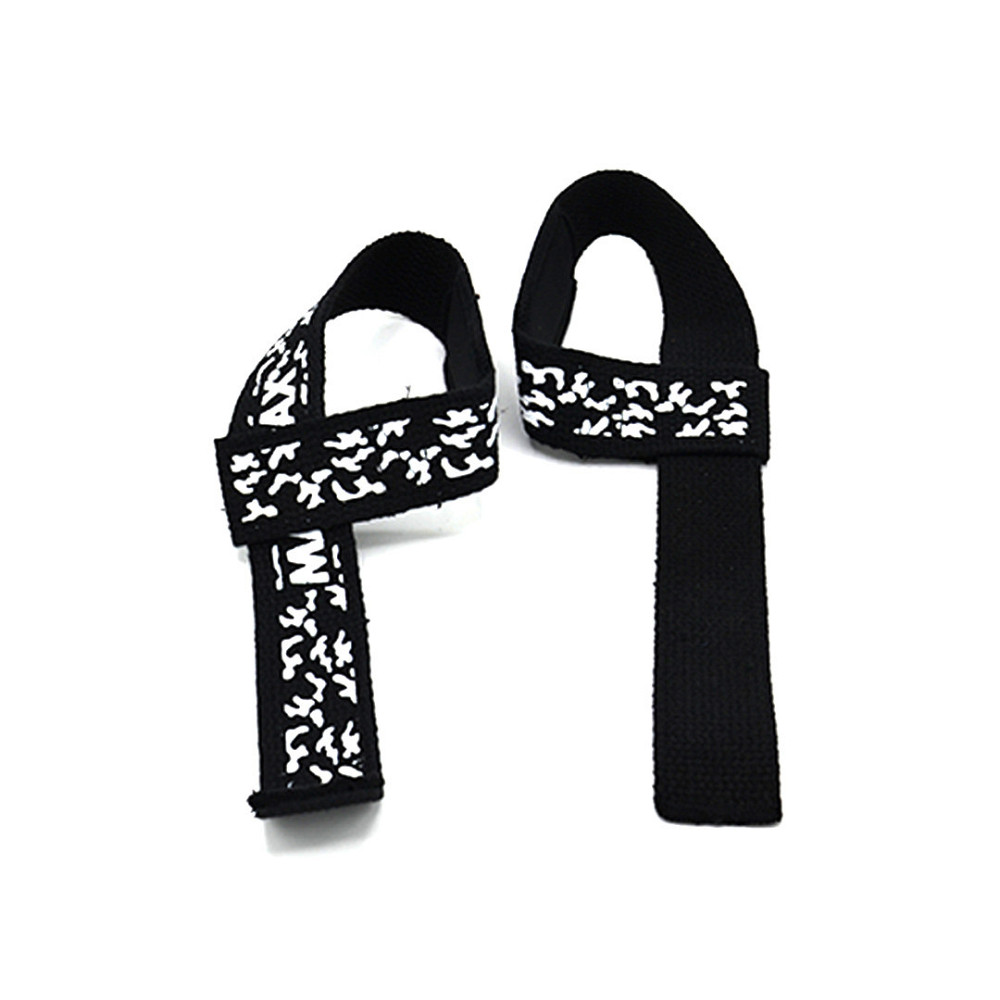 Лямки для тяги MadMax Camo Power Wrist Straps Camo/White Київ - фото 3