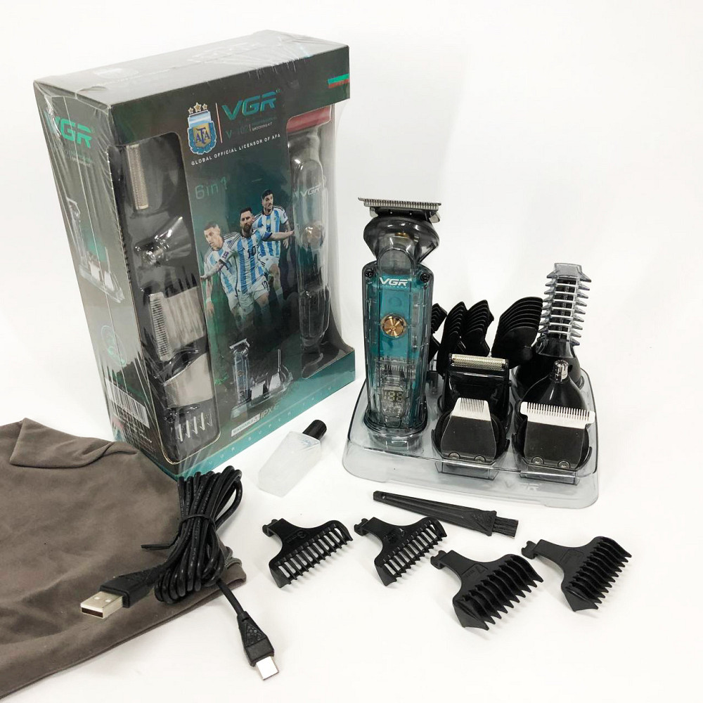 Профессиональная машинка для стрижки волос и бороды VGR Беспроводная машинка для стрижки дома VM-60 Львов - изображение 5