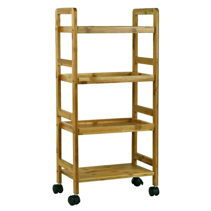 Етажерка для ванної на коліщатах "Талантіс" сієна Миколаїв - фото 1