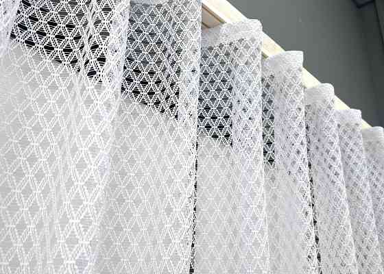 Кухонная арка VR-Textil № 000к жаккард белый 300х185 см (51-255) Киев