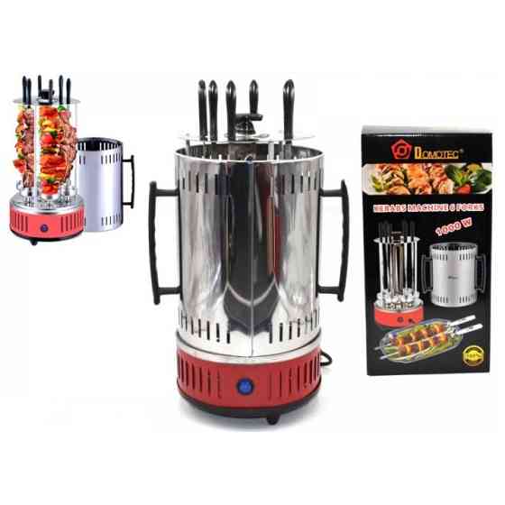 Електрошашличниця вертикальна Domotec MS-7783 нержавіюча сталь OW-58 Львів