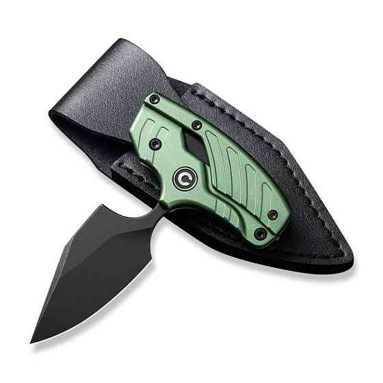 Нож фиксированный тактический Civvi Typhoeus, (5.8 см) 14C28N / Aluminum зеленый Киев