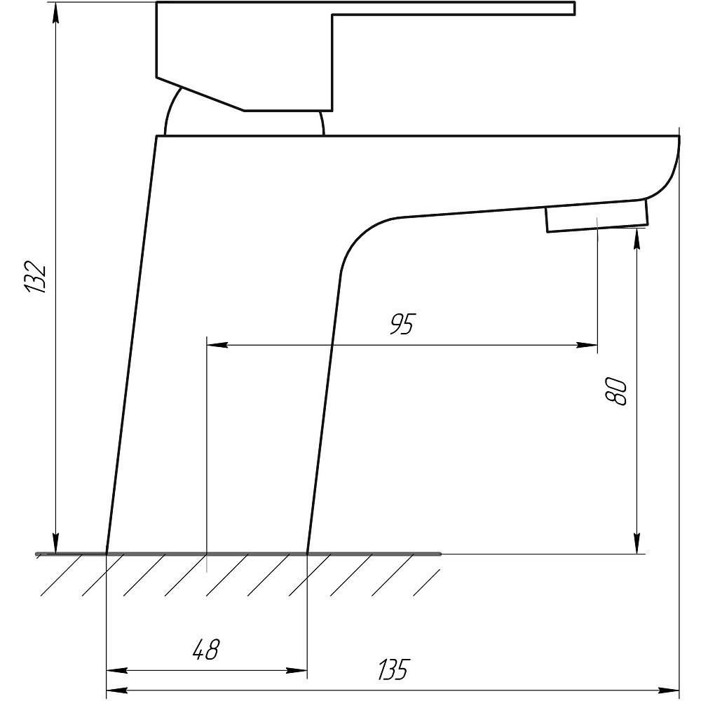 Змішувач для умивальника Globus Lux Milano GLM-101-BB Тернопіль - фото 4