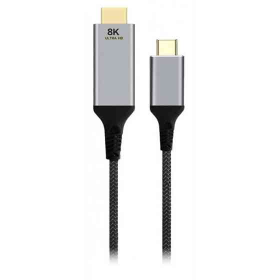 Кабель Cablexpert USB TypeC — HDMI (M/М), 2 м, чорний (ACMHDMIM8K2M) Чорний Харьков