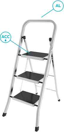 Лестница Colombo Factotum Alu 3 ступени (G110AT3W) Киев