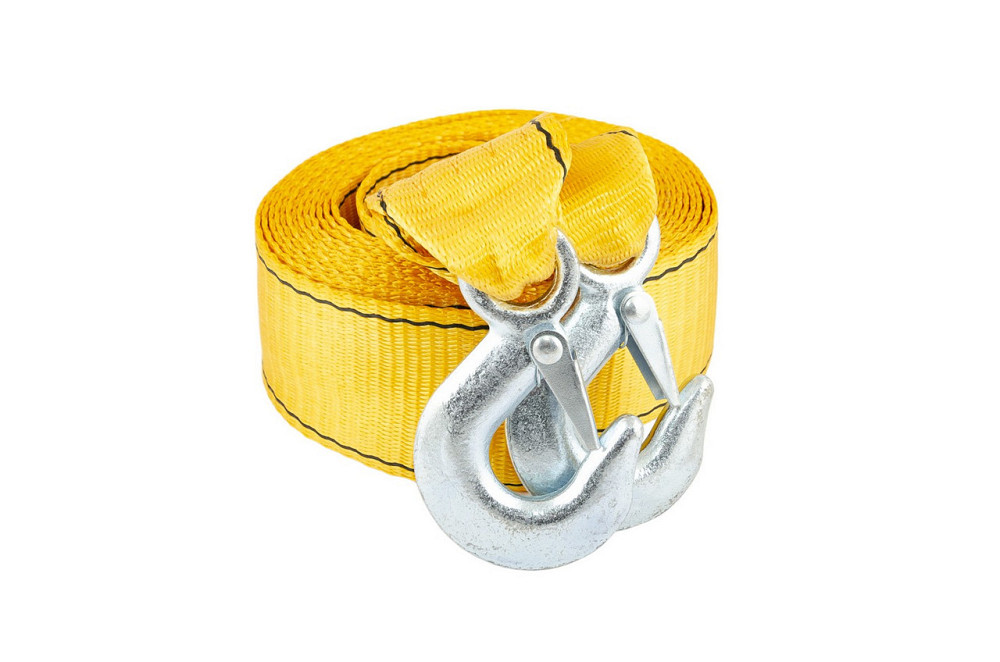 Трос буксировочный 8 т MASTERTOOL 8 т 5.5 м 65 мм полиэстер 81-0306 Ровно - изображение 1