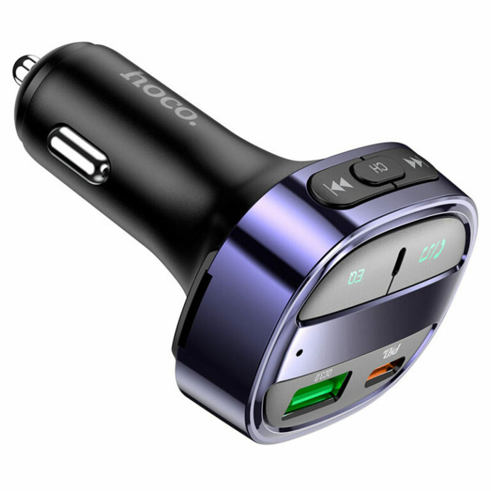 АЗП з FM-модулятором HOCO E70 PD30W+QC3.0 car BT FM transmitter Magic Night Киев - изображение 2