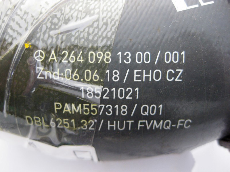 Mercedes-Benz  A2640981300 Правий патрубок інтеркулера двигуна M264 R4 1.5 2.0л E-Class W213 C238 C-Class W205 GLE W167 GLS X167 Одеса - фото 3