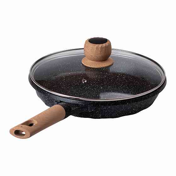 Сковорода алюминиевая MGC Black HP-4-424B с мраморным антипригарным покрытием Ø 26 см 2.2 л Киев