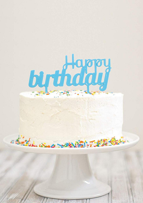 Банер на торт Happy BirthDay Рівне - фото 2