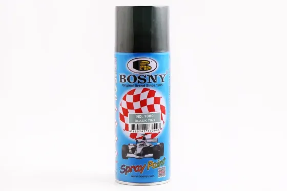 Краска аэрозольная лак тонировочный Bosny 400мл 1000 черный Винница