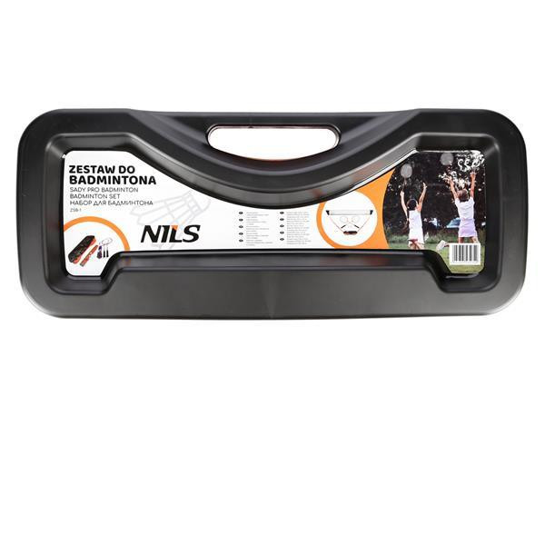Набір для бадмінтону 2 ракетки + 2 волани + сітка + чохол NILS ZSB1 Київ - фото 9