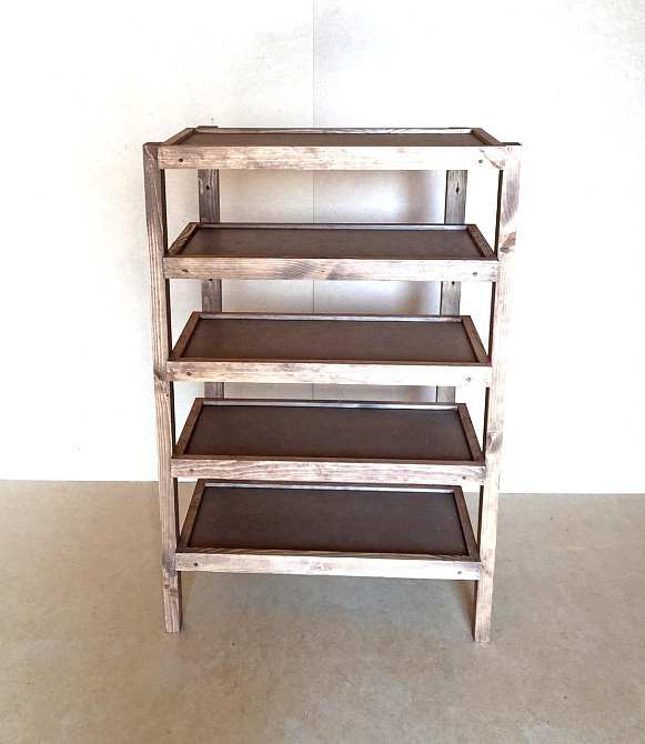 Етажерка розбірна "Честер" 5 полиць 30х60х100 капучино Миколаїв - фото 2