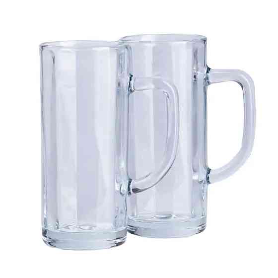 TS Kitchen Набір пивних кухлів 2 штуки по 500 мл скляні прозорі Київ