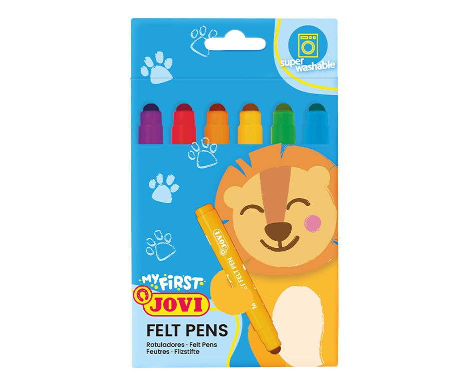 Набір точкових фломастерів Jovi MY FIRST для наймолодших, 6 кольорів (1206) Киев - изображение 5