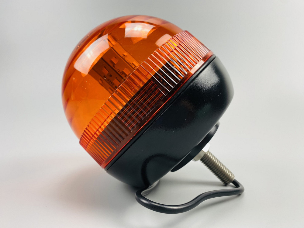 Маячок LED проблисковий для спецтехніки 12В/24В 40 LED діодів кріплення на болт-різьблення, сигнальна лампа Мукачево - фото 7