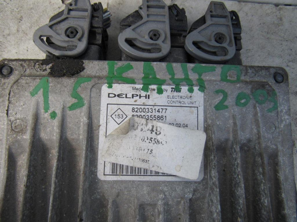 Блок керування двигуном  Renault Kangoo 1.5 dci 2003-2007 (8200331477) Ковель - фото 2
