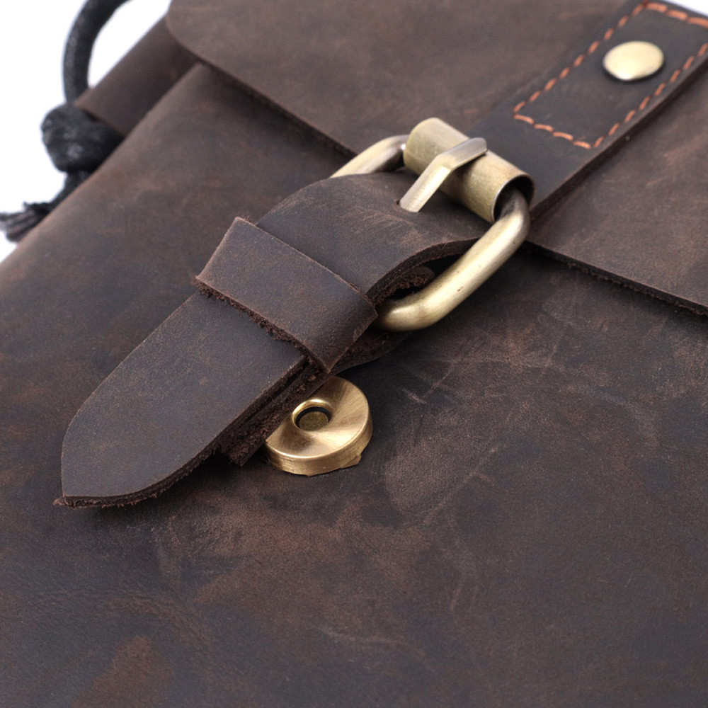 Винтажная сумка через плечо из натуральной кожи Vintage sale_15084 Коричневый Киев - изображение 6