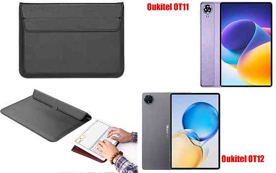 Чохол-конверт VitoCase для Oukitel OT11, OT12, з функцією підставки для планшета Чорний Київ