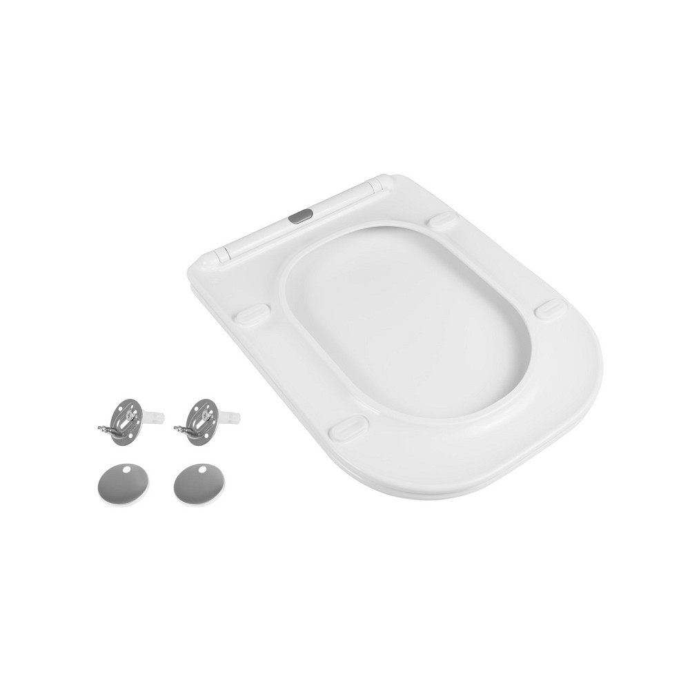 Сиденье для унитаза Qtap Nando с микролифтом Slim QT12991222AW Киев - изображение 11