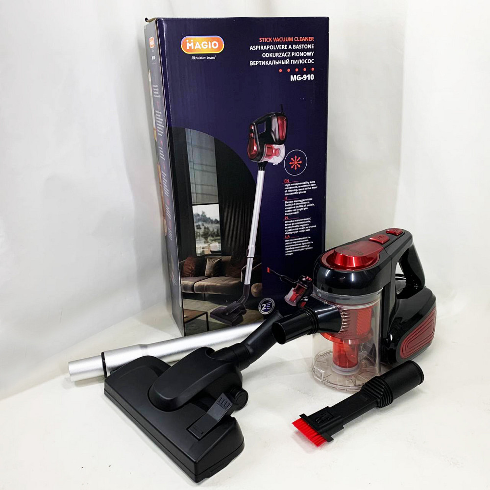 Топ вертикальных пылесосов MAGIO MG-910 600 Вт, Вертикальный щеточный пылесос, Ручной пылесос для дома XZ-60 Львов - изображение 3