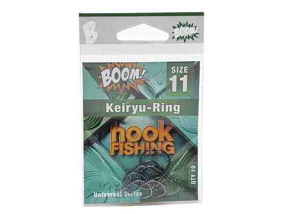 Крючок для мирной рыбы Keiryu-Ring No11 (10 шт/уп) (BN) ТМ BOOM Киев