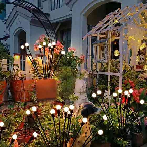 Садовий світильник із сонячною батареєю 70см,8 LED SBR Київ