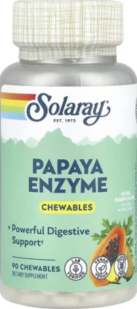 Фермент папайи Solaray Papaya Enzyme 90 жев таб Киев