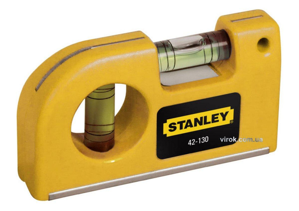 Рівень кишеньковий STANLEY : L= 8,7 мм, 2 капсули Одеса - фото 1