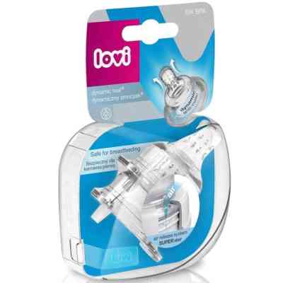 Соска Lovi силиконовая динамическая Мини с рождения 2 шт. (18/749) Винница