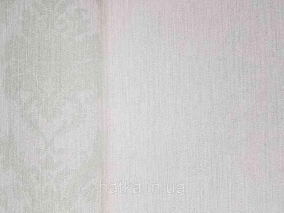 Обои виниловые на флизелине Rasch Ornament 1.06х10 однотонные тонкая полоса светло зеленые салатовые 973235 Киев