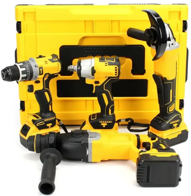 Набор 4 в 1 на аккумуляторах Гайковерт Шуруповерт | Перфоратор | Болгарка Коломыя - изображение 2