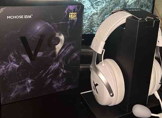 Навушники McHose V9 Pro White/Silver ! Харьков