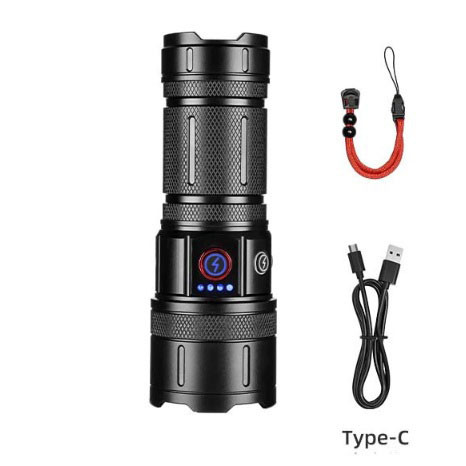 Мощный фонарь для дома топ-фонарик, Фирменный ручной фонарь Алюминиевый 18650 IK-52 Львов - изображение 13