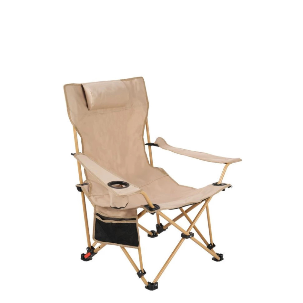 Складане крісло-шезлонг BRS-Y06, бежевий Київ - фото 2