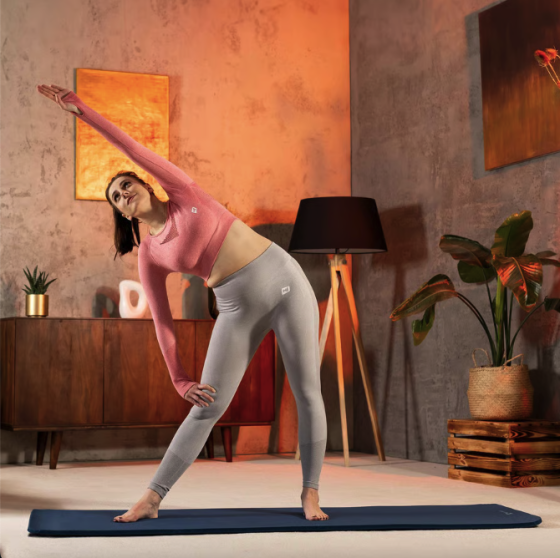 Колрик для йоги Hop-Sport HS-NB015GM NBR 1,5см темный морской Киев