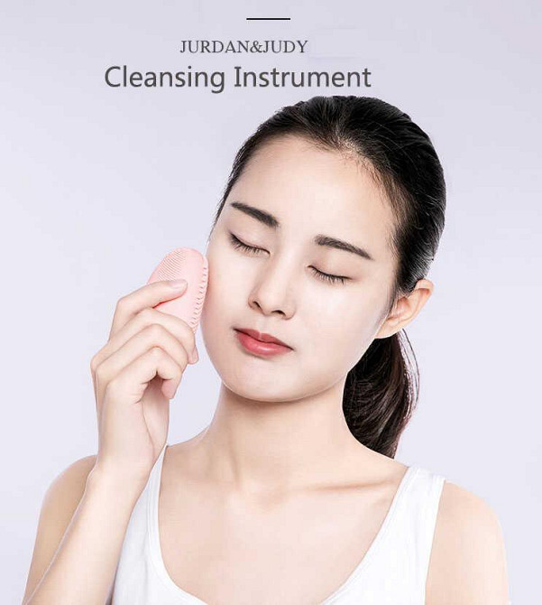 Массажер щетка для чистки лица Xiaomi JORDAN & JUDY Face Cleaning NV0001 (Голубой) Николаев - изображение 5