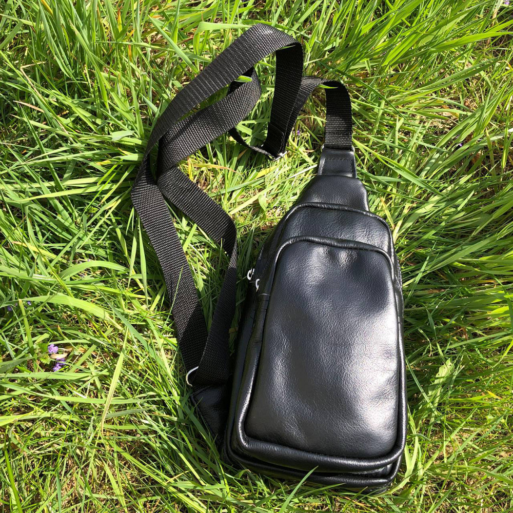 Сумка мішок через плече чоловіча, Чоловіча сумка через плече містка ділова крос-боді MI-54 Львів - фото 8