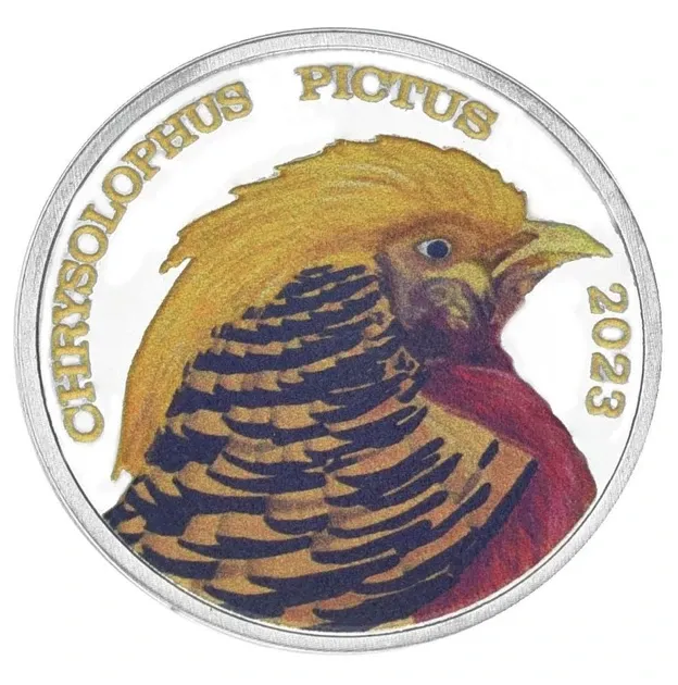 Нью Провіденс 3 долари 2023 UNC Птах - Золотий фазан Полтава - изображение 1