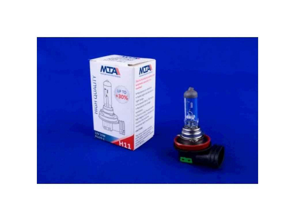 Автомобiльна лампа 12V H11 55W PGJ19-2 (картон) ТМ MTA Киев - изображение 1