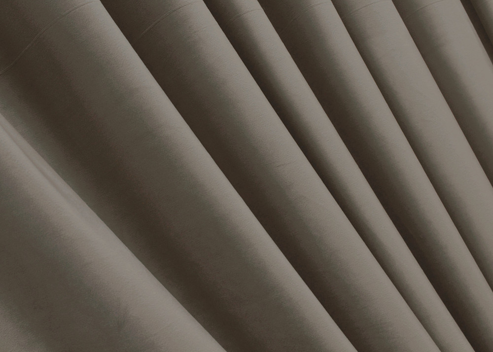 Шторна тканина оксамит (бархат) висота 3м колір какао 1589ш Київ - фото 1