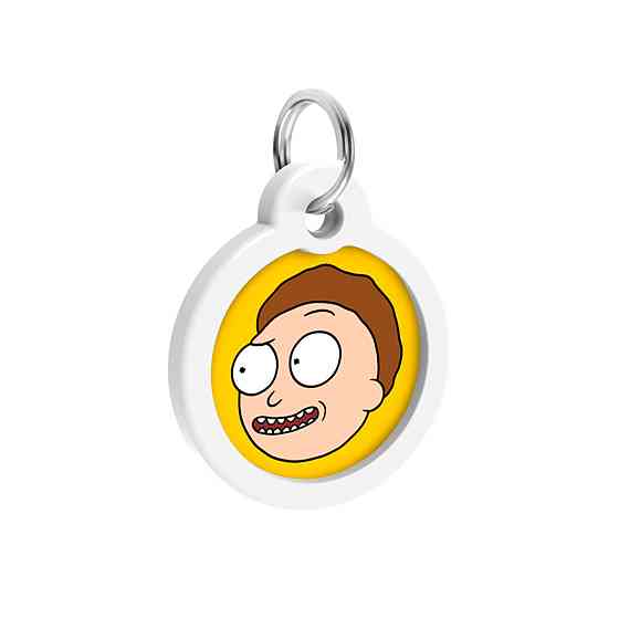 Адресник для собак и кошек металлический WAUDOG Smart ID с QR паспортом, рисунок 