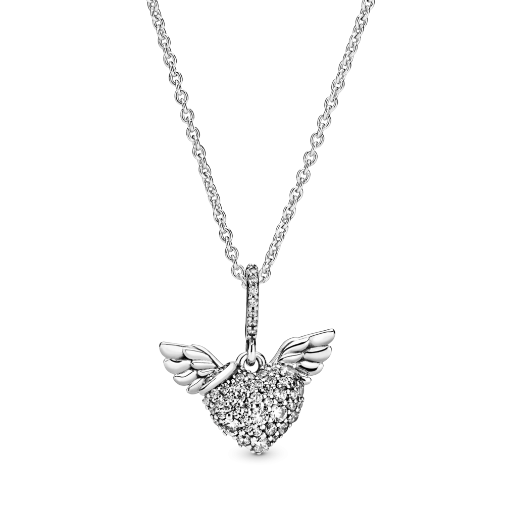 Срібне намисто з кулоном  "Крила Янгола" 398505C01 MasterSem Київ - фото 1
