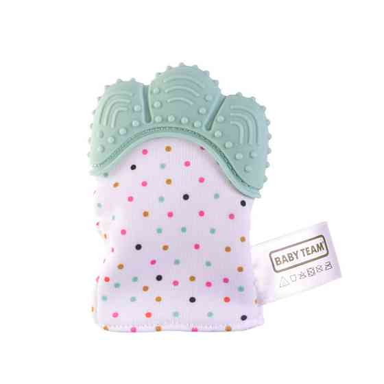 Детский прорезыватель-перчатка 4090_бірюзовий Винница