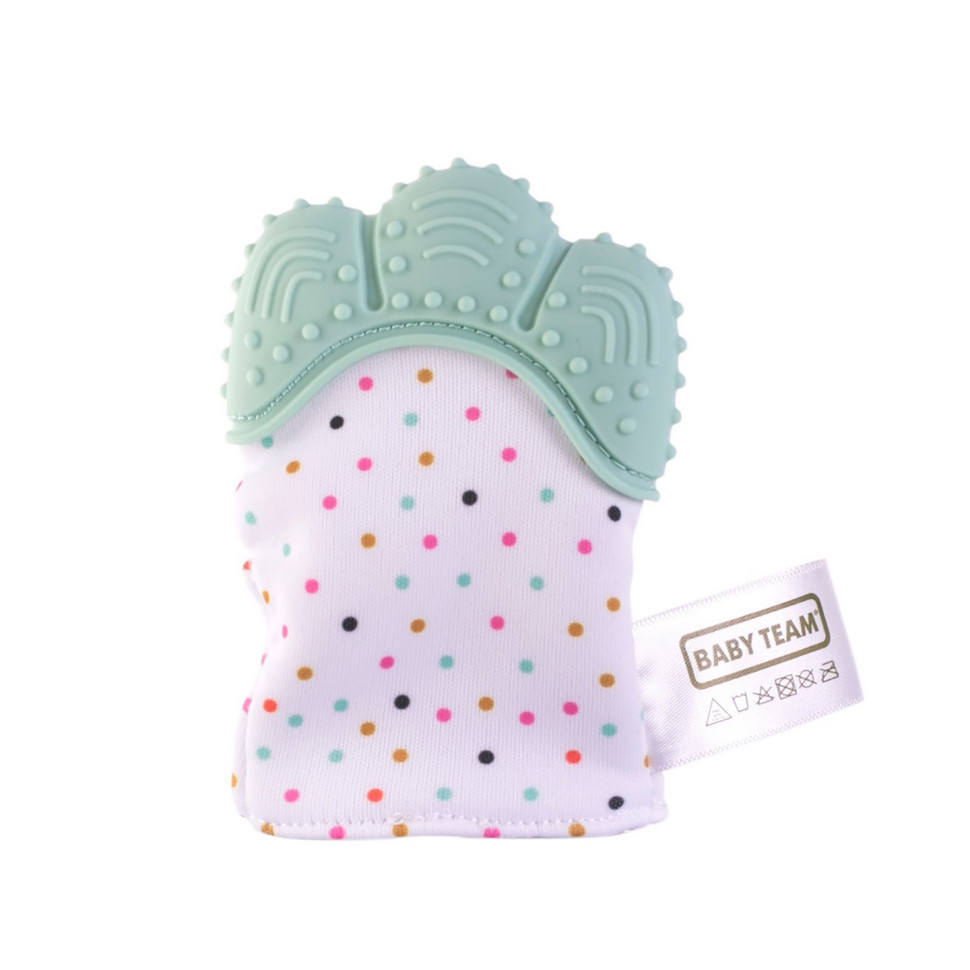 Детский прорезыватель-перчатка 4090_бірюзовий Винница - изображение 2