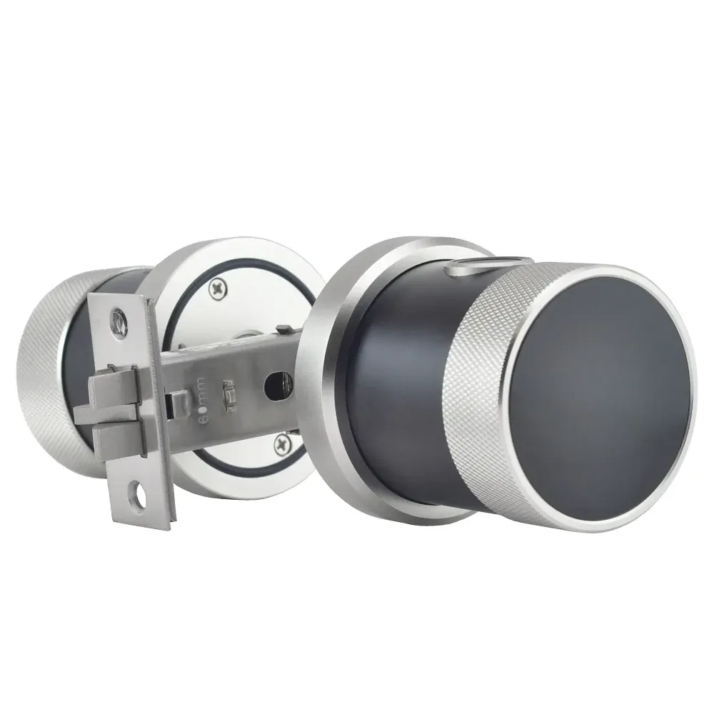 Замок біометричний автономний Trinix TRL-5106BTF Silver з Bluetooth, зчитувачем відбитків пальців і карт Mifare (65-00022) Киев - изображение 6