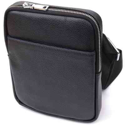 Сумка Vintage З натуральної шкіри Чорна (22862) Вінниця