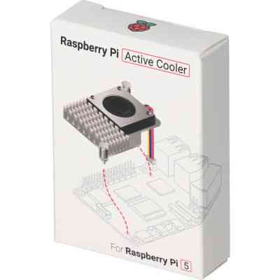 Радиатор охлаждения для Микро ПК Raspberry Pi with fan for Raspberry Pi 5 (SC1148/OFI118) Винница